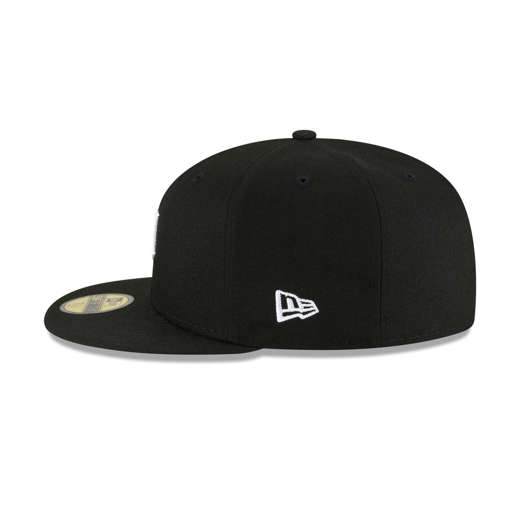 Detroit Tigers Basic Black and White 59FIFTY Fitted Hat