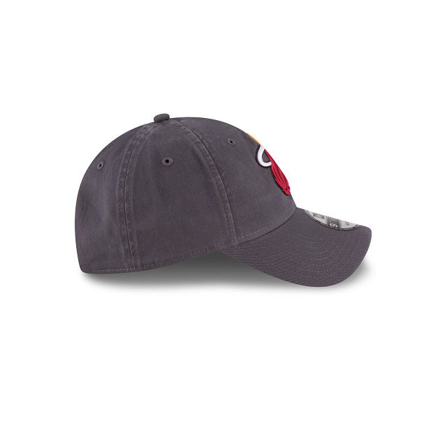 Miami Heat Core Classic Gray 9TWENTY Adjustable Hat
