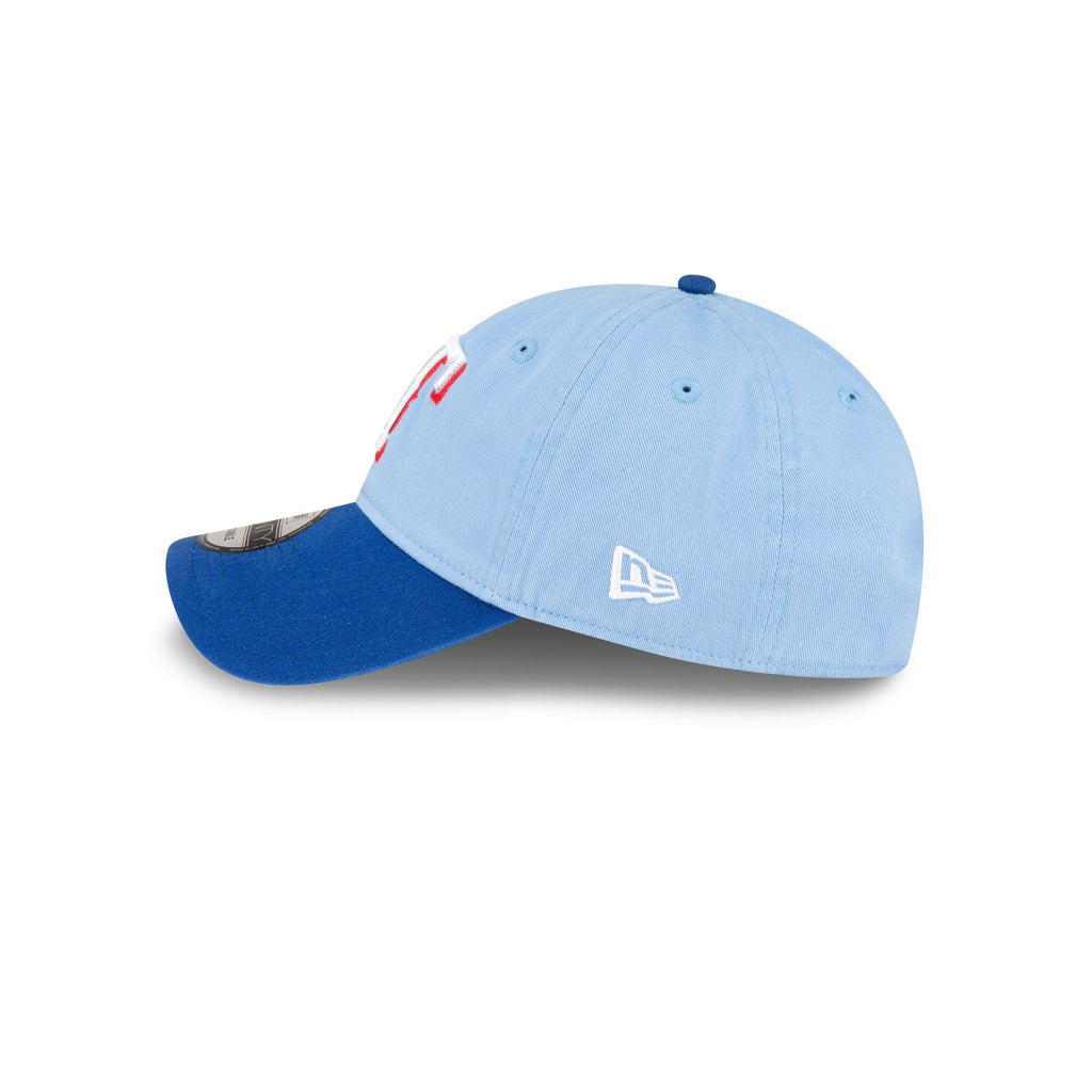 Texas Rangers Core Classic Replica Light Blue 9TWENTY Adjustable Hat
