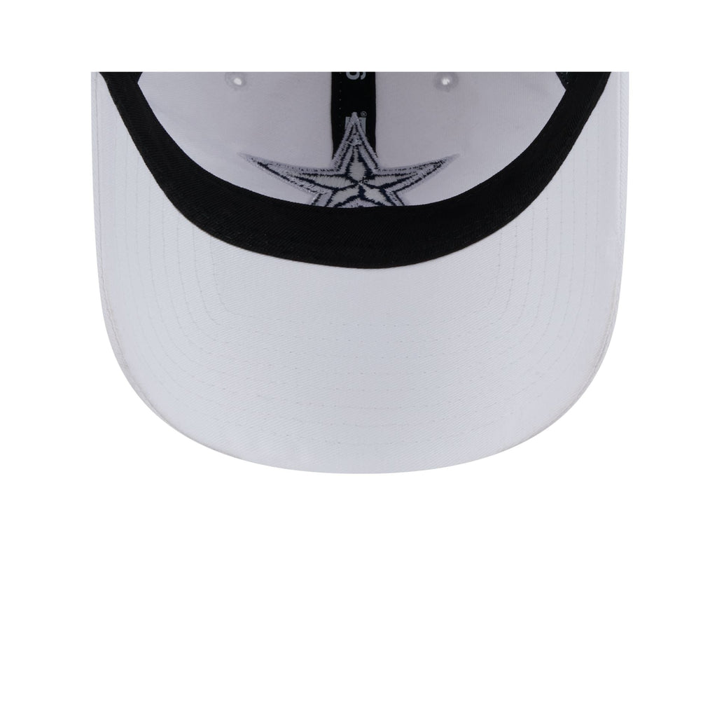 Dallas Cowboys White 9TWENTY Adjustable Hat