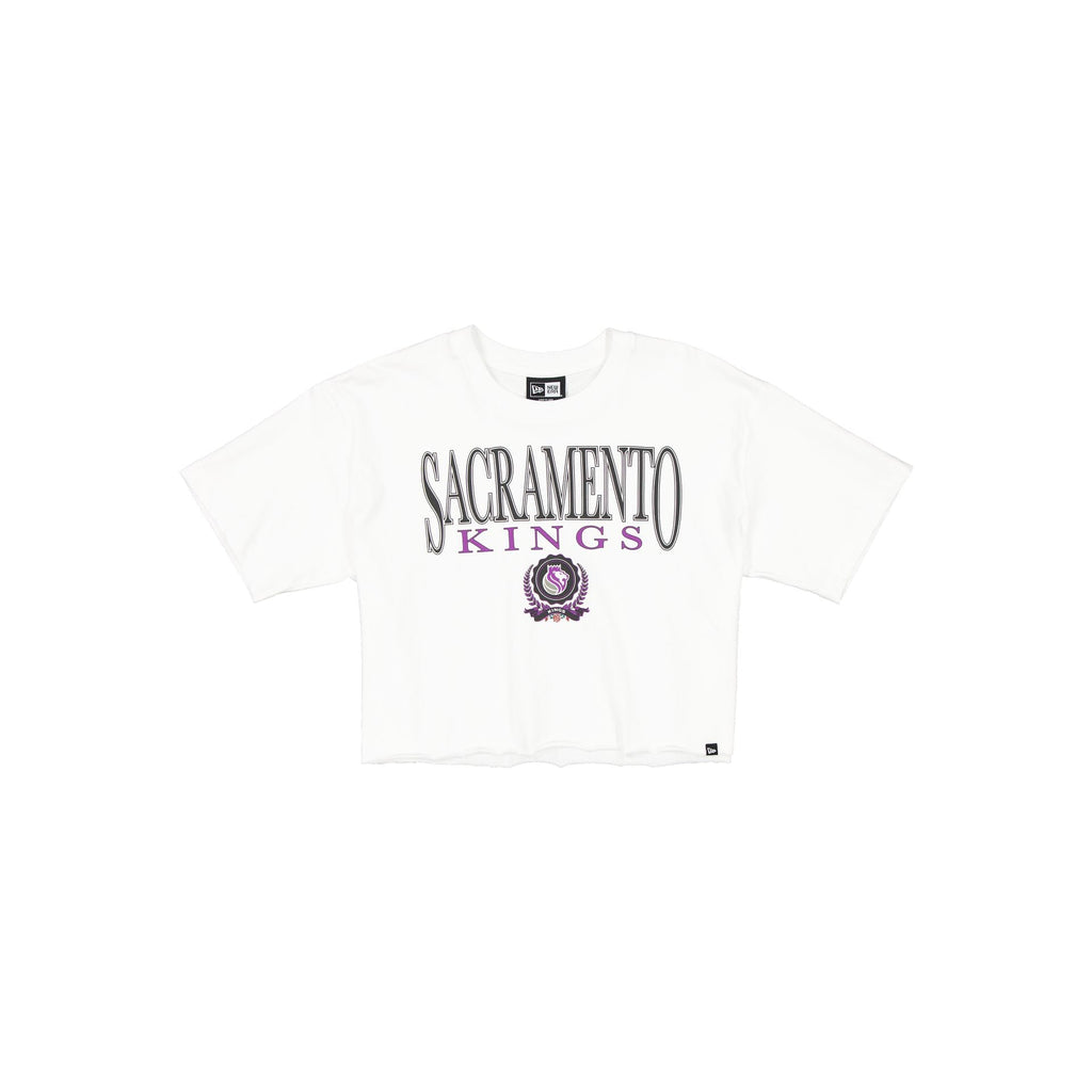 Sacramento Kings Throwback Prep Women's Cropped T-Shirt