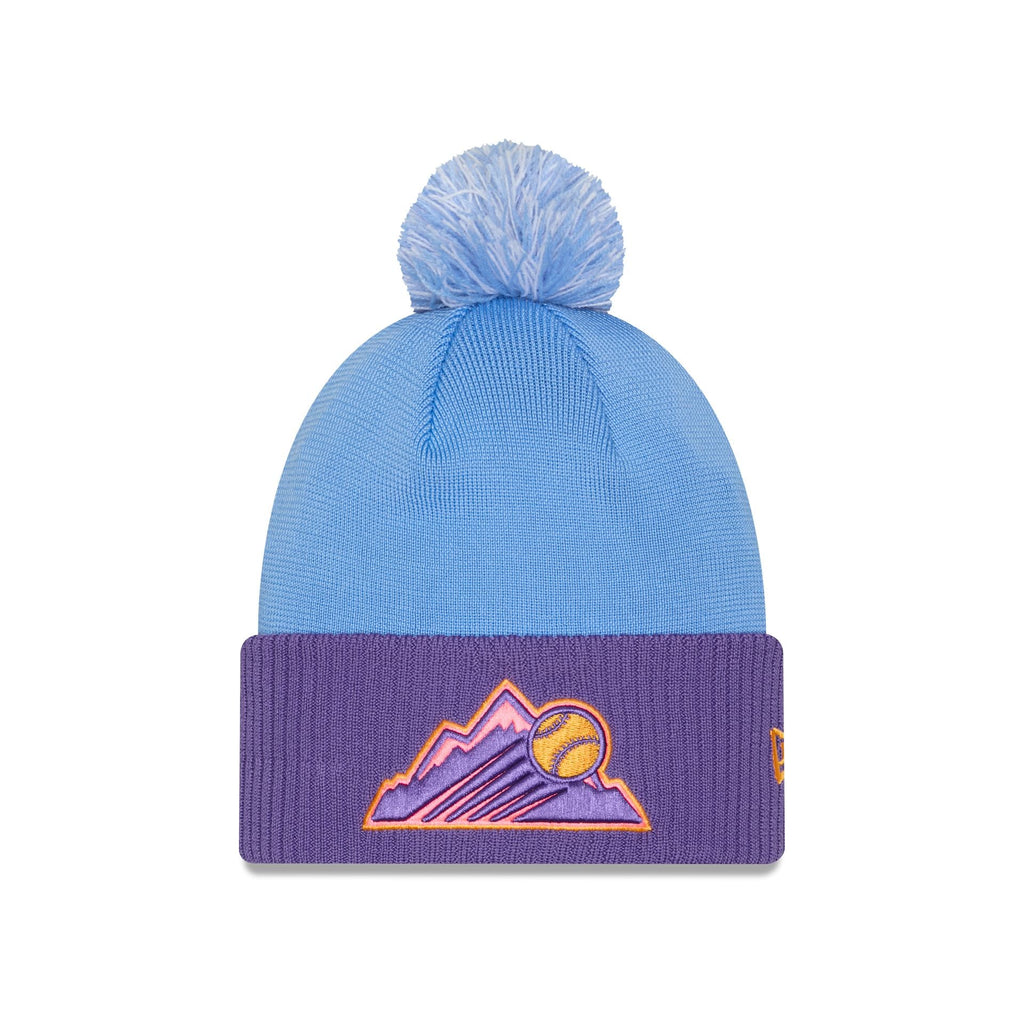 Colorado Rockies City Connect Pom Knit Hat