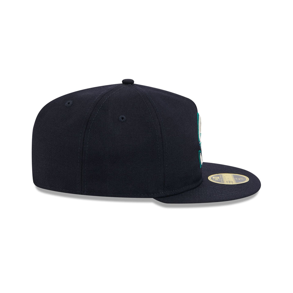Seattle Mariners Boho Wool Retro Crown 59FIFTY Fitted Hat