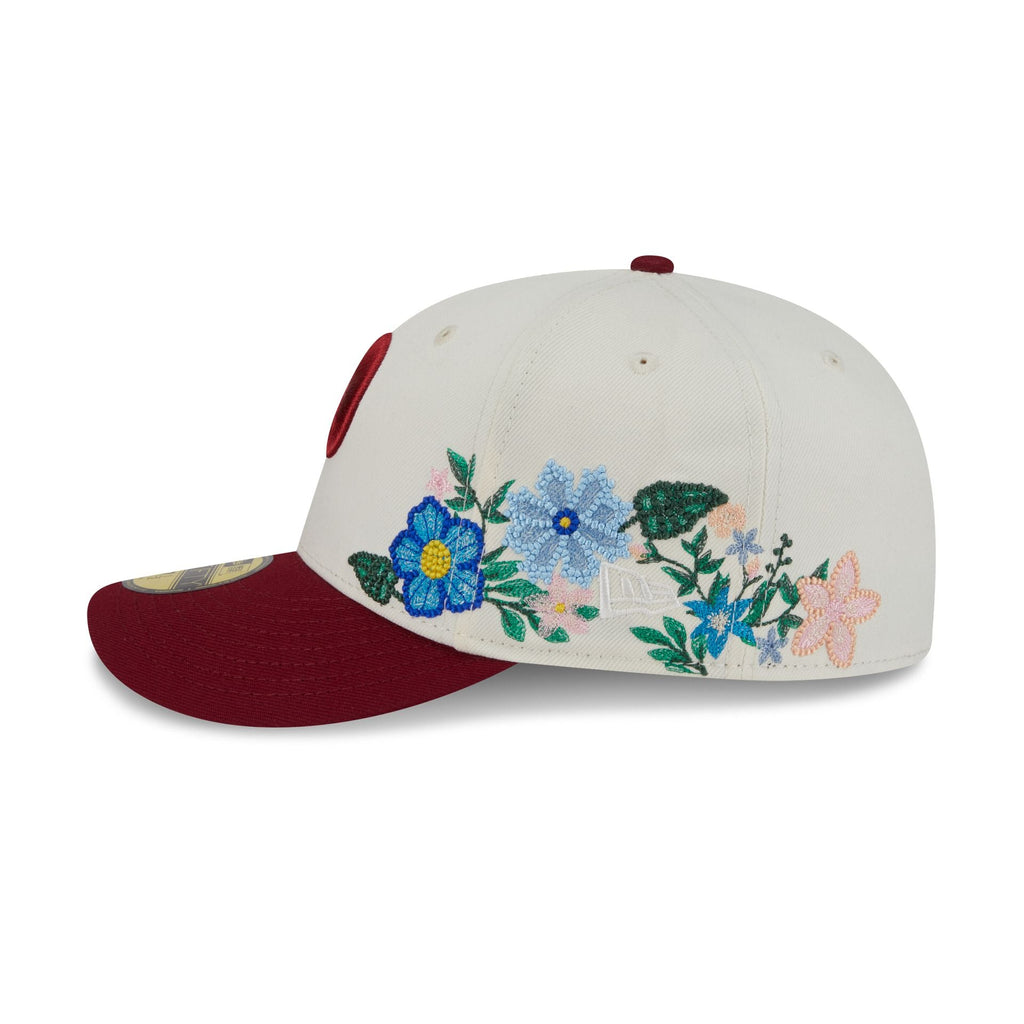 Philadelphia Phillies Tonal Florals White 59FIFTY Fitted Hat
