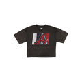 Atlanta Braves Sport Night Black Cropped Women's T-Shirt
