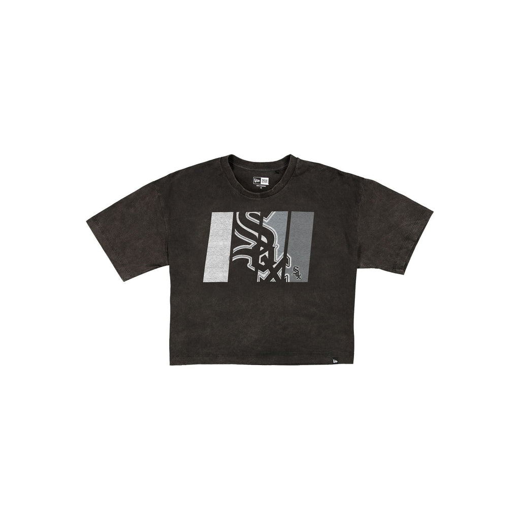 Chicago White Sox Sport Night Black Cropped Women's T-Shirt