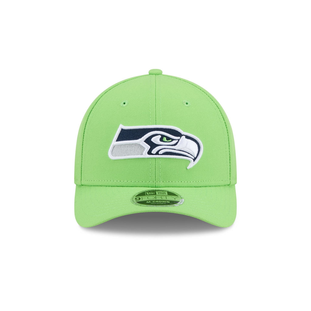 Seattle Seahawks Team Action Green 9FORTY M-Crown Snapback Hat