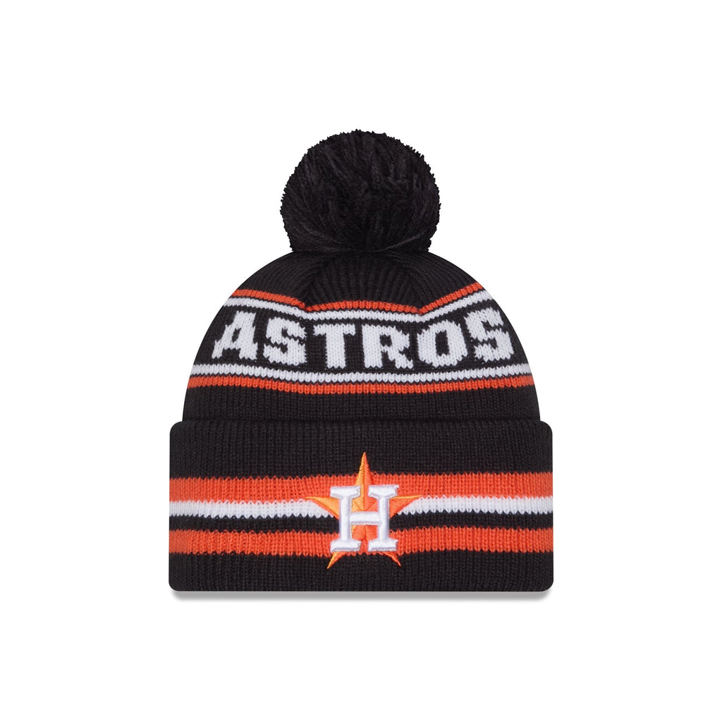 Houston Astros Classic Pom Knit Hat