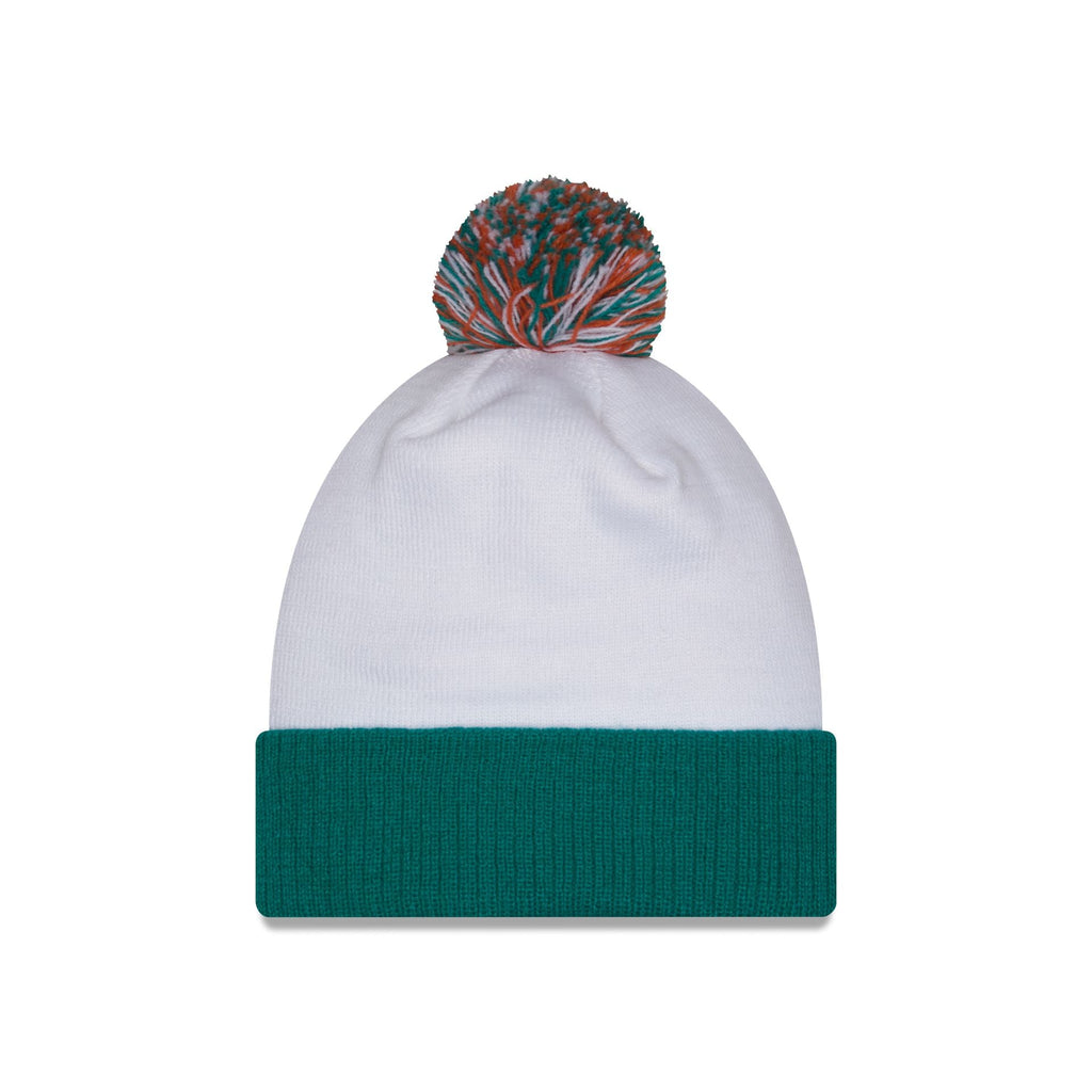 Miami Dolphins Spirit Pom Knit Hat