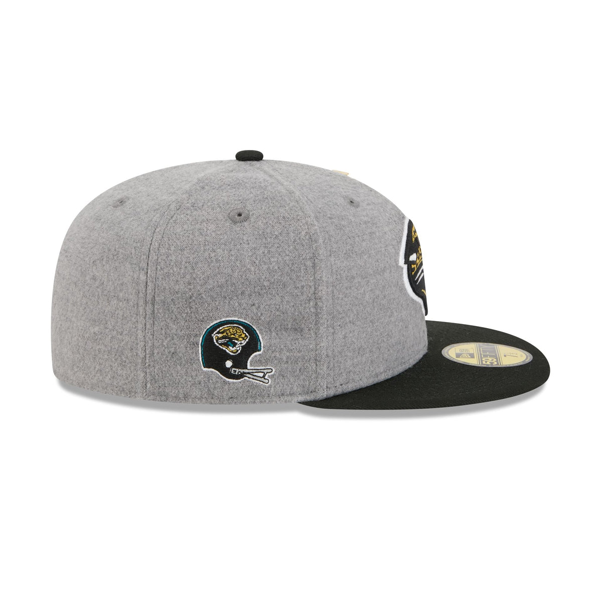 Jacksonville Jaguars Heather Gray Wool 59FIFTY Fitted Hat