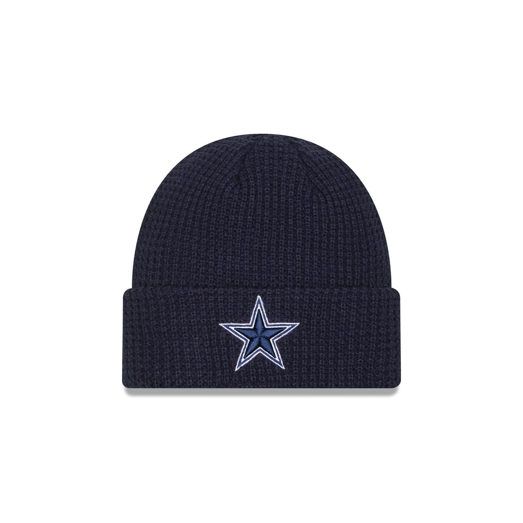 Dallas Cowboys Waffle Stitch Knit Beanie Hat