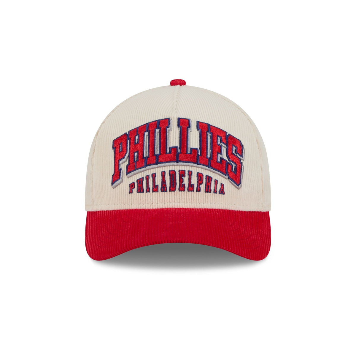 Philadelphia Phillies Stacked Corduroy 9FORTY M-Crown A-Frame Snapback Hat