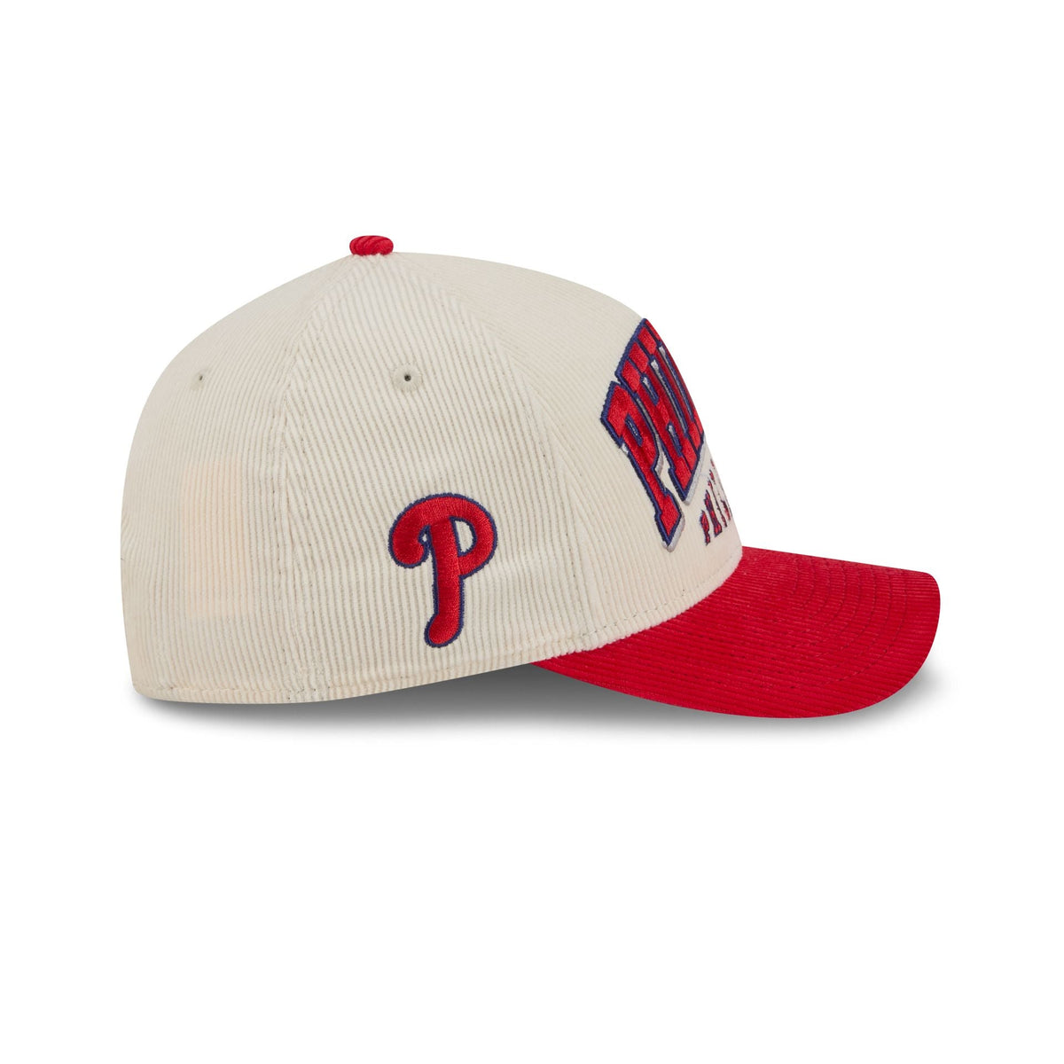 Philadelphia Phillies Stacked Corduroy 9FORTY M-Crown A-Frame Snapback Hat