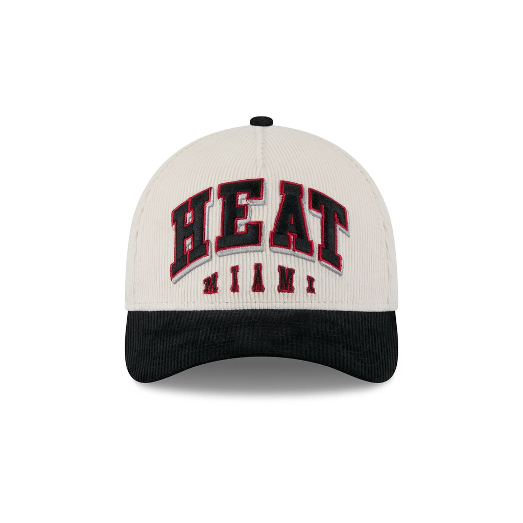 Miami Heat Stacked Corduroy 9FORTY M-Crown A-Frame Snapback Hat