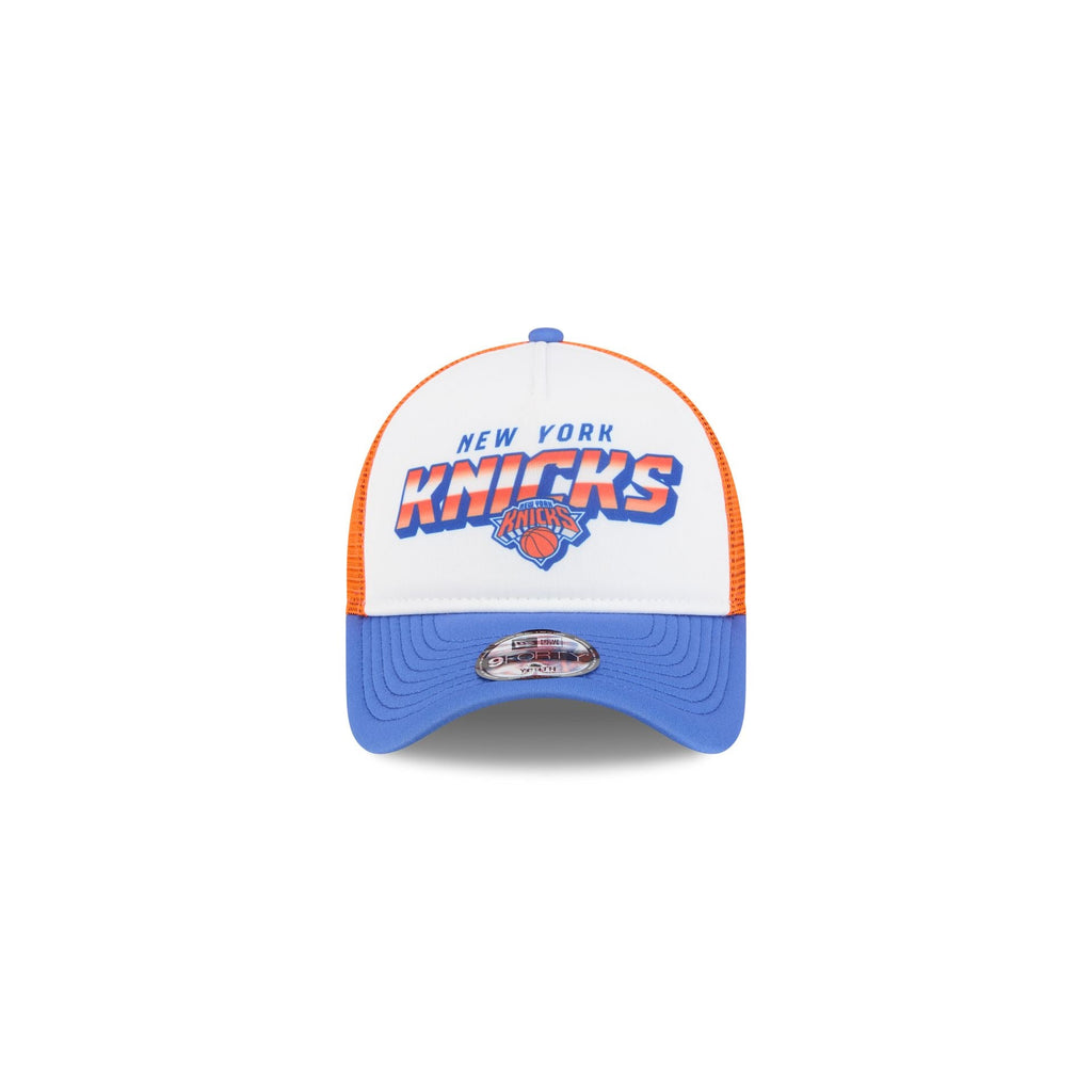 New York Knicks Shine Kids 9FORTY A-Frame Trucker Hat