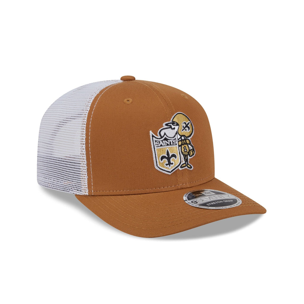 New Orleans Saints Bronze 9SEVENTY Trucker Hat