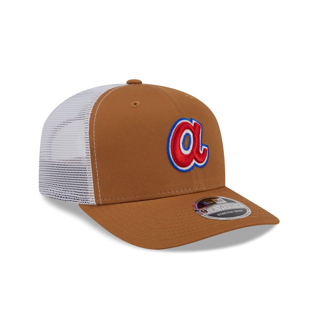 Atlanta Braves Bronze 9SEVENTY Trucker Hat