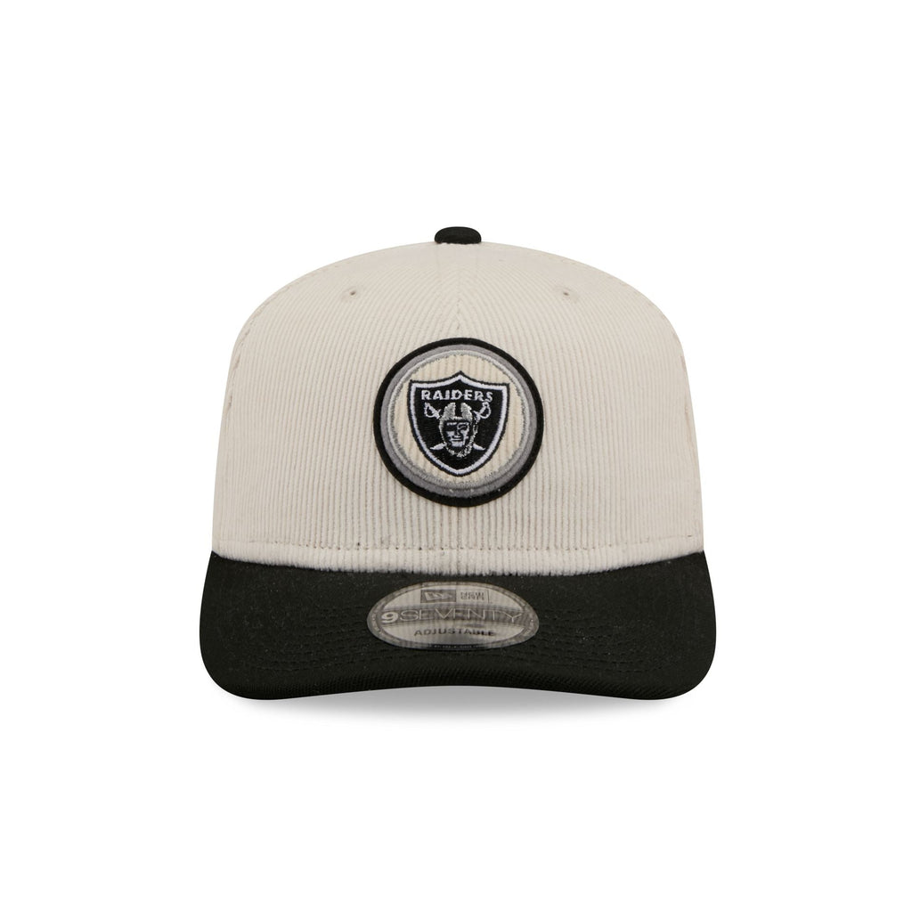 Las Vegas Raiders Loyal Corduroy 9SEVENTY Stretch-Snap Hat