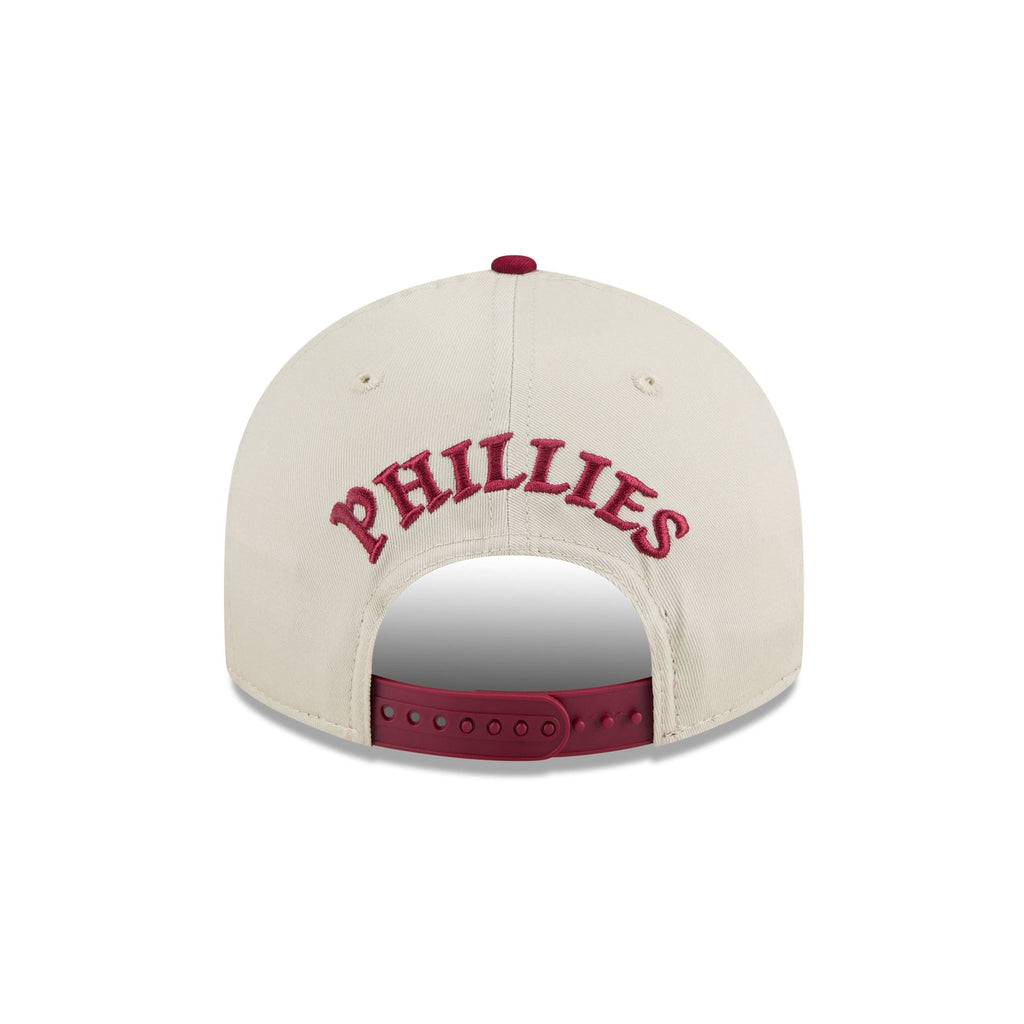 Philadelphia Phillies Scattered Patches Retro Crown 9FIFTY Snapback Hat