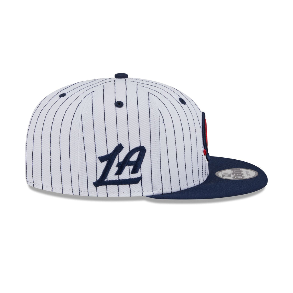 Los Angeles Clippers Deceptor Pinstripe 9FIFTY Snapback Hat