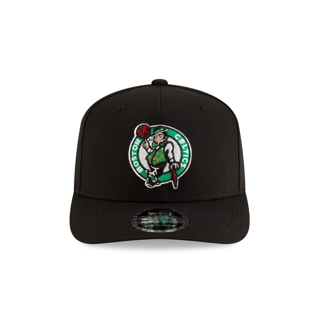 Boston Celtics Team Black9SEVENTY Stretch-Snap Hat