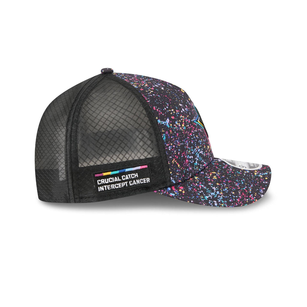 Dallas Cowboys 2025 Crucial Catch 9FORTY M-Crown A-Frame Trucker Hat