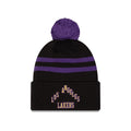 Los Angeles Lakers 2025 City Edition Pom Knit Hat