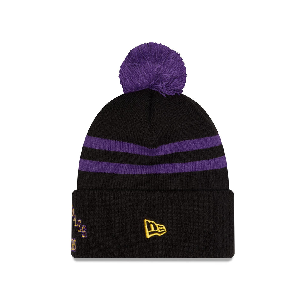 Los Angeles Lakers 2025 City Edition Pom Knit Hat