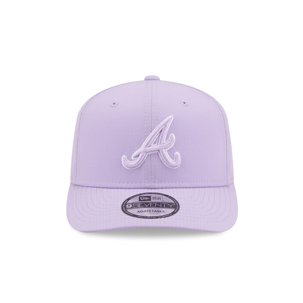 Atlanta Braves Pastel Crepe 9SEVENTY Stretch-Snap Hat