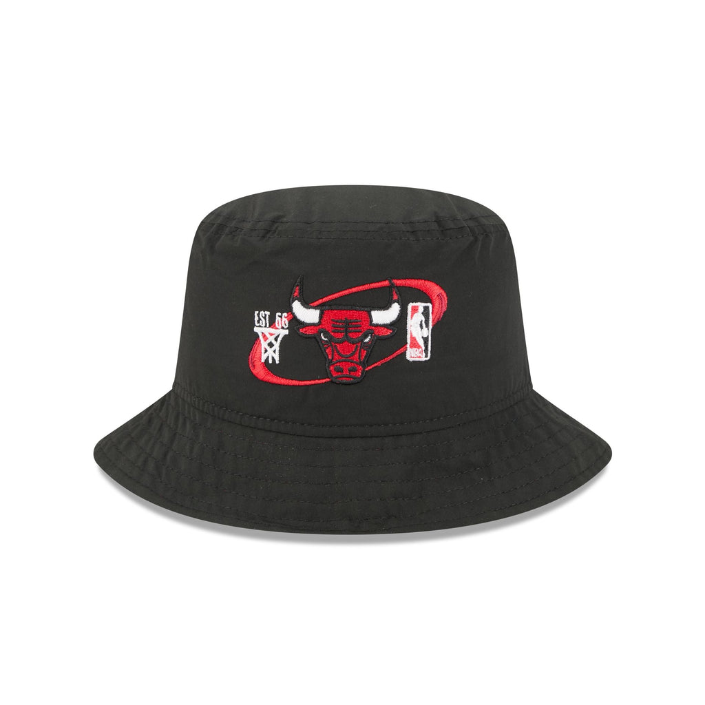 Chicago Bulls Nylon Logo Bucket Hat