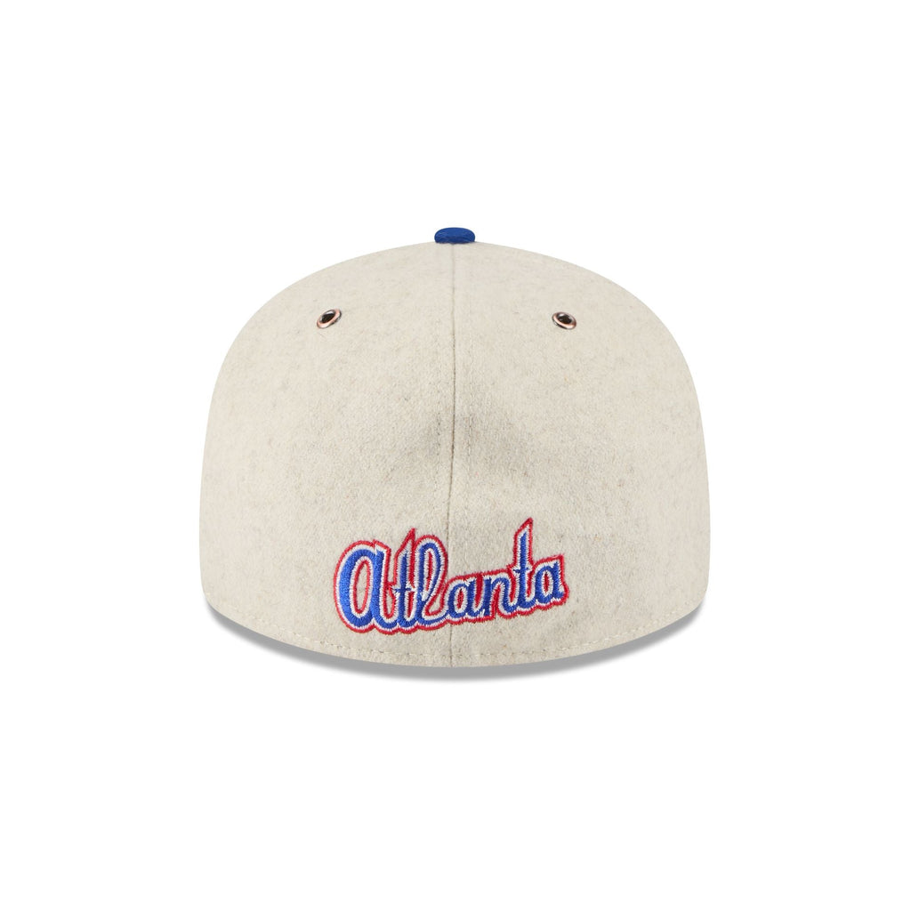 Atlanta Braves Wool Letterman Retro Crown 59FIFTY Fitted Hat