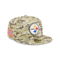 Pittsburgh Steelers 2025 Salute to Service Fan Gear 59FIFTY Fitted Hat