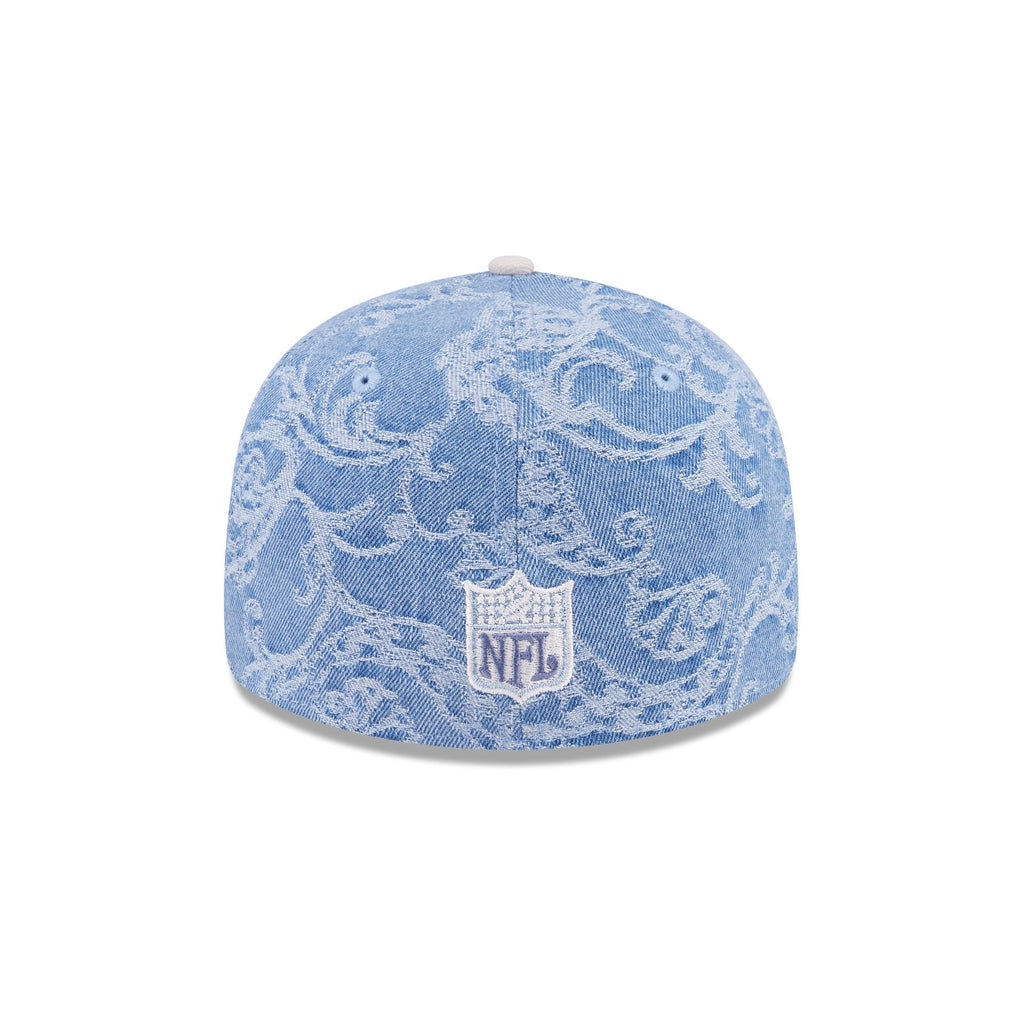Just Caps Jacquard Denim Denver Broncos Retro Crown 59FIFTY Fitted Hat