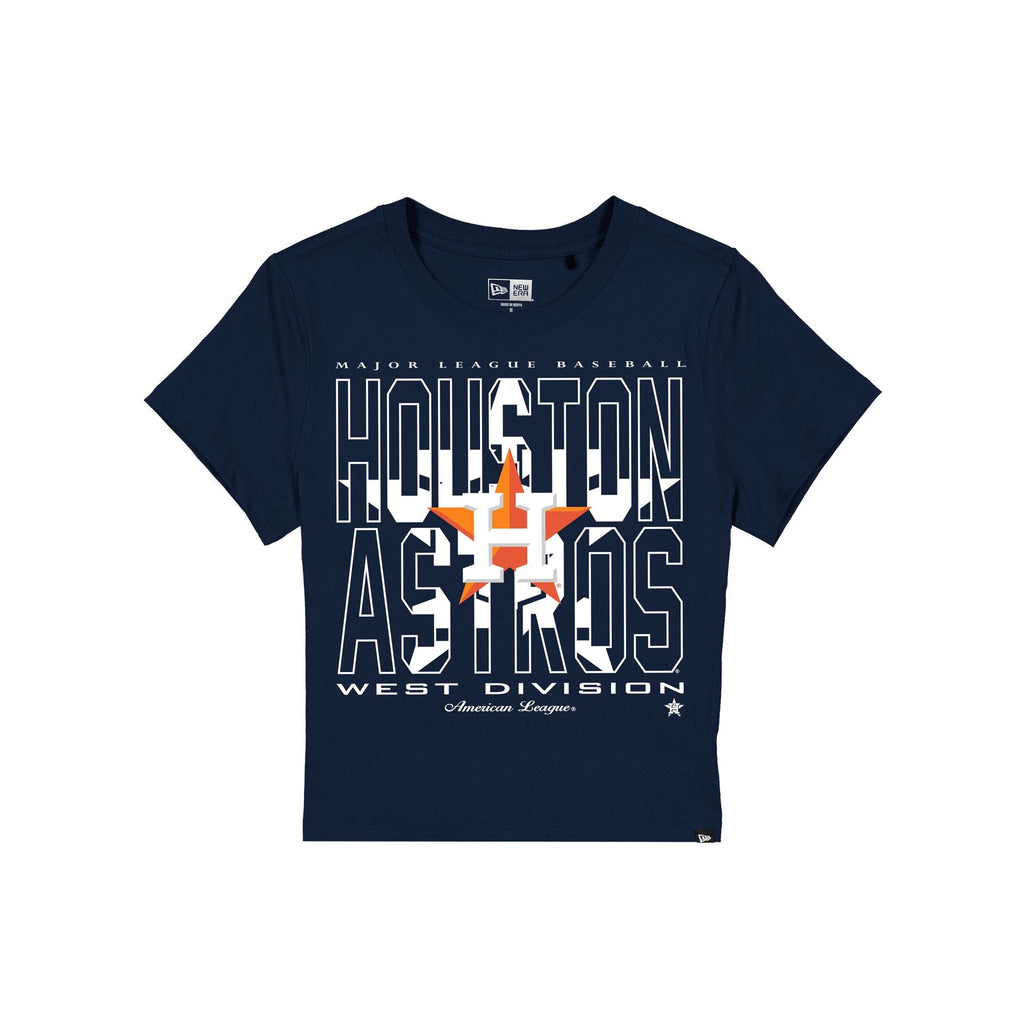 Houston Astros Leisure Women's Shrunken Cropped T-Shirt