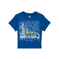 Golden State Warriors Leisure Women's Shrunken Cropped T-Shirt