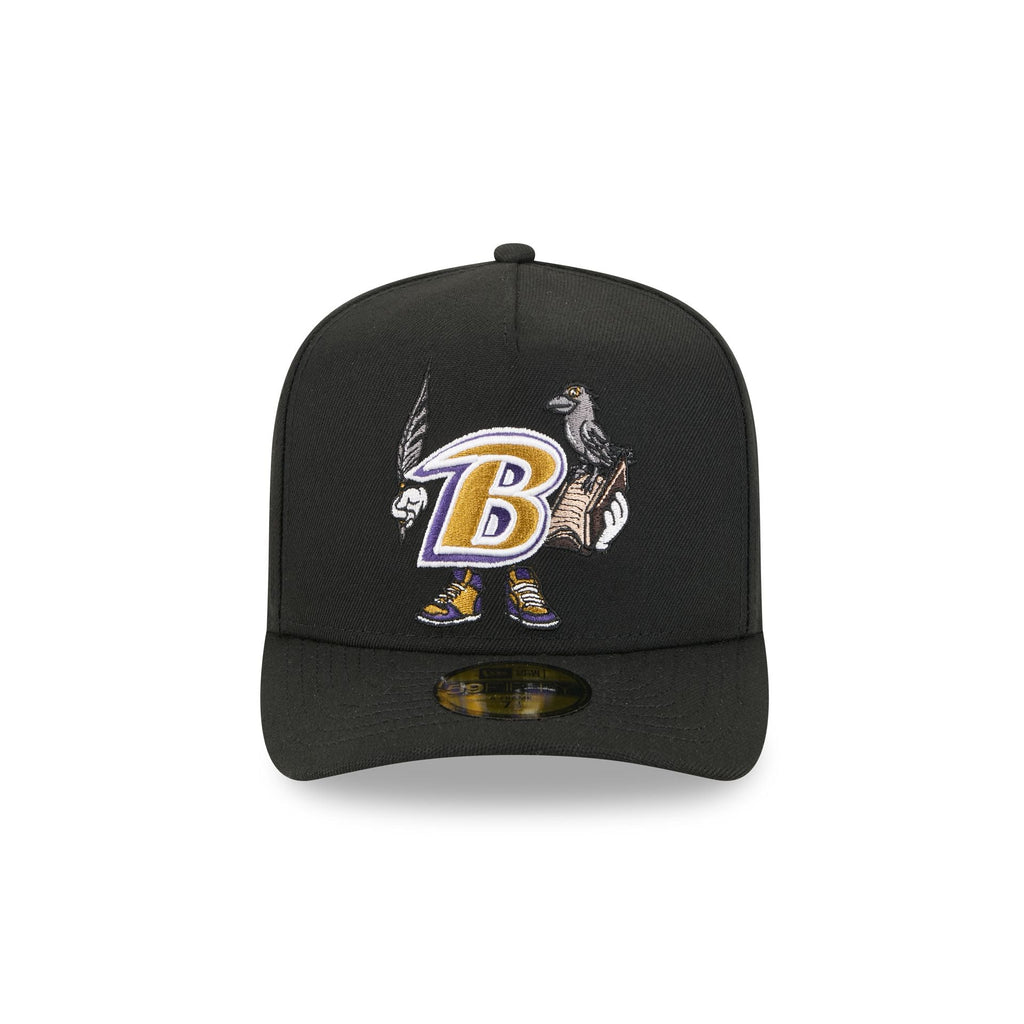 Baltimore Ravens Cartoon 59FIFTY A-Frame Fitted Hat