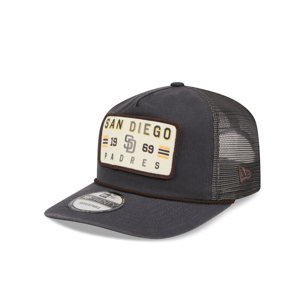 San Diego Padres Washed Graphite 19TWENTY Trucker Hat