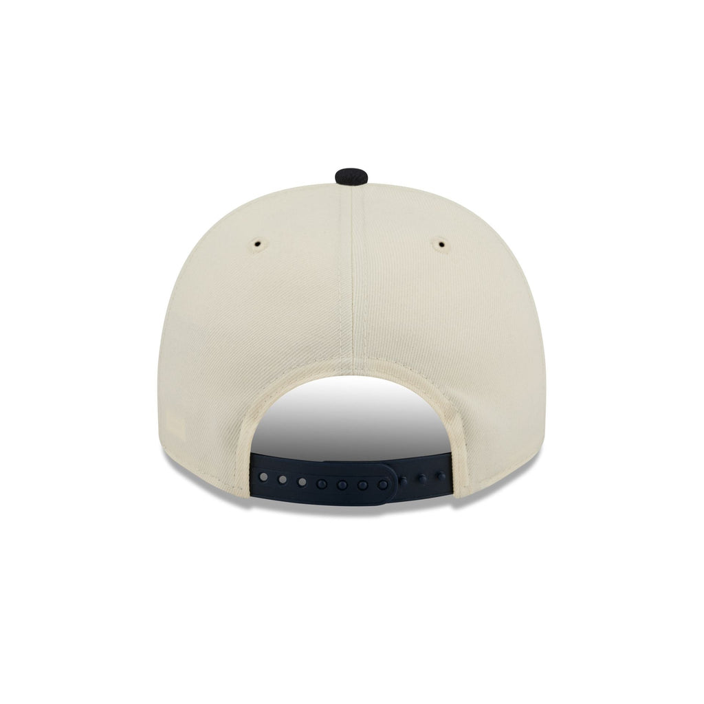 Atlanta Braves Three Hit Chrome White 9FIFTY A-Frame Snapback Hat