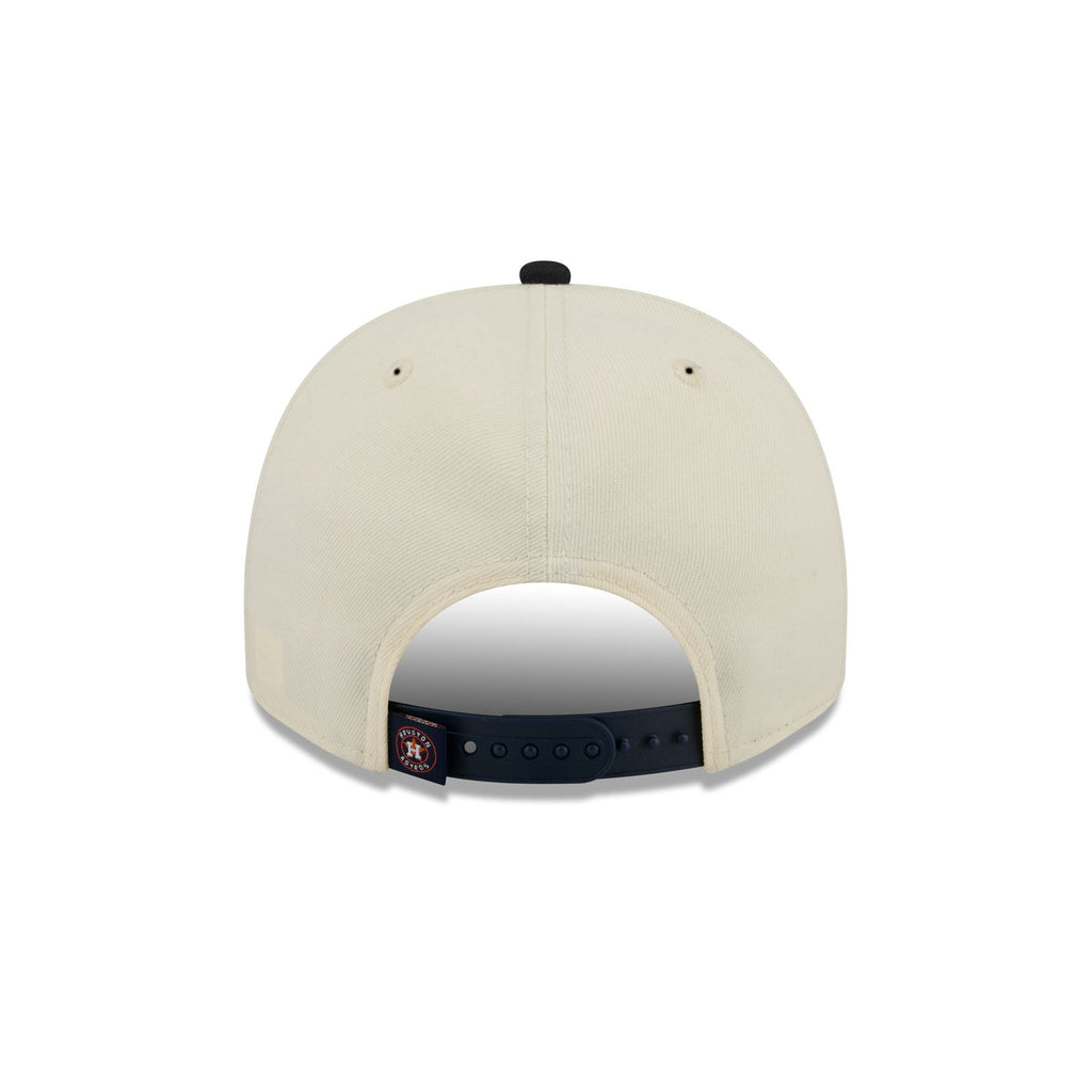 Houston Astros Chrome White Classic 9FIFTY A-Frame Snapback Hat
