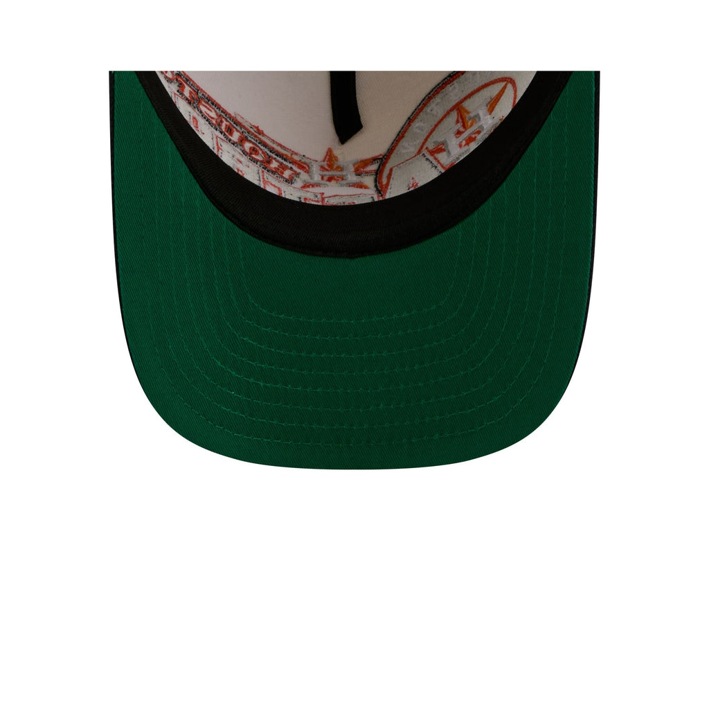 Houston Astros Chrome White Classic 9FIFTY A-Frame Snapback Hat