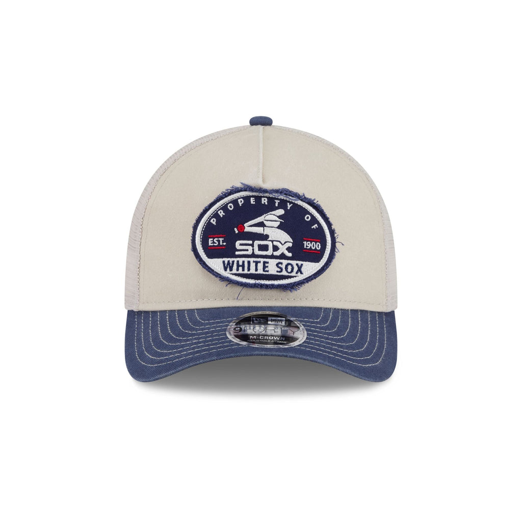 Chicago White Sox Frayed 9FORTY M-Crown A-Frame Trucker Hat