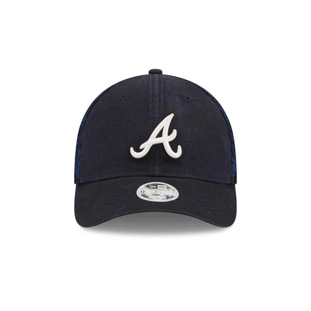 Atlanta Braves Floral Mesh Women's 9FORTY M-Crown Trucker Hat