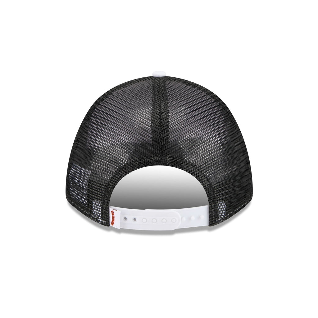 San Francisco Giants Optic White Felt Logo Women's 9FORTY M-Crown A-Frame Trucker Hat