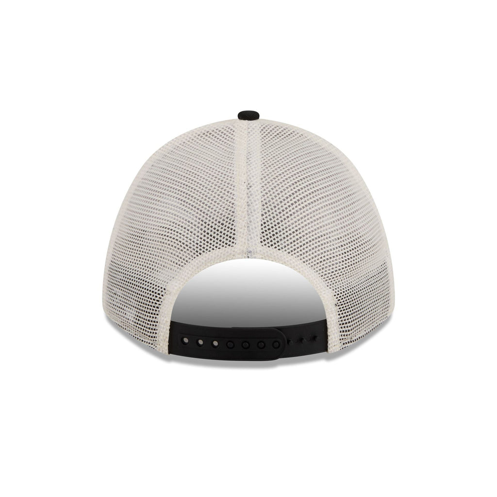 Brooklyn Nets Retro Chrome Women's White 9FORTY M-Crown A-Frame Trucker Hat