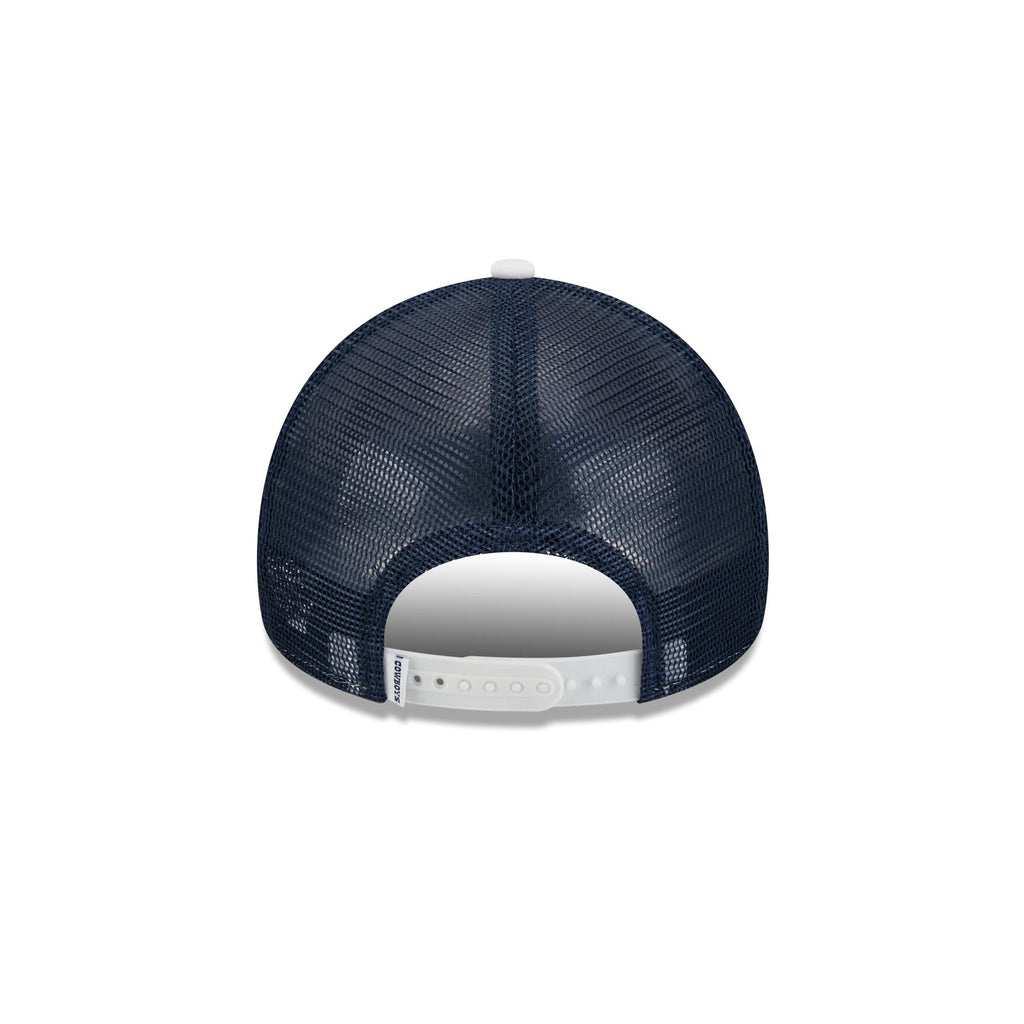 Dallas Cowboys Optic White Felt Logo Women's 9FORTY M-Crown A-Frame Trucker Hat