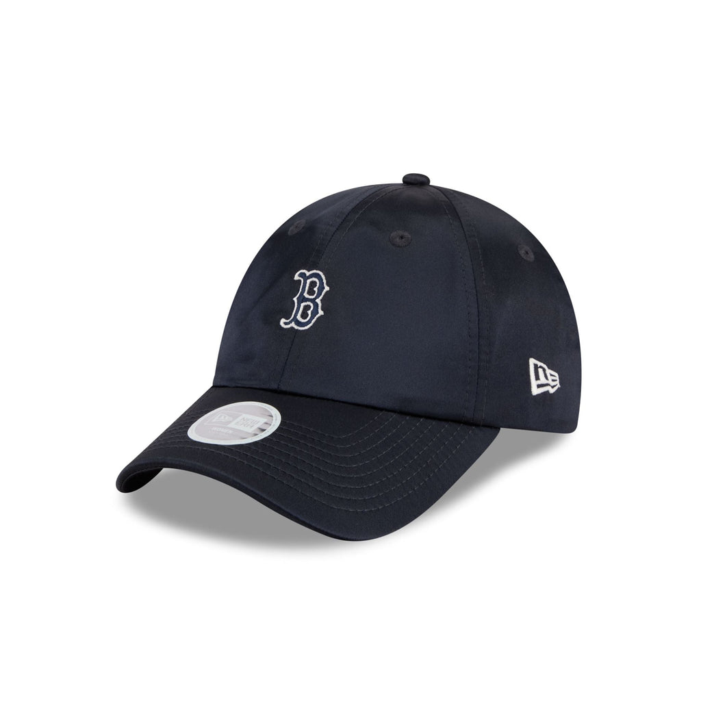 Boston Red Sox Satin Open Back Ponytail Adjustable Hat