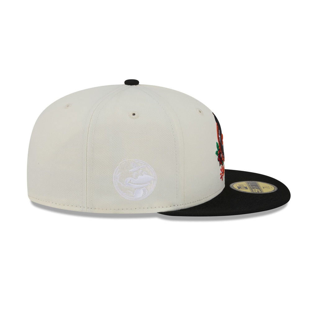 Baltimore Orioles Day of the Dead Sugar Skull Mascot 59FIFTY Fitted Hat
