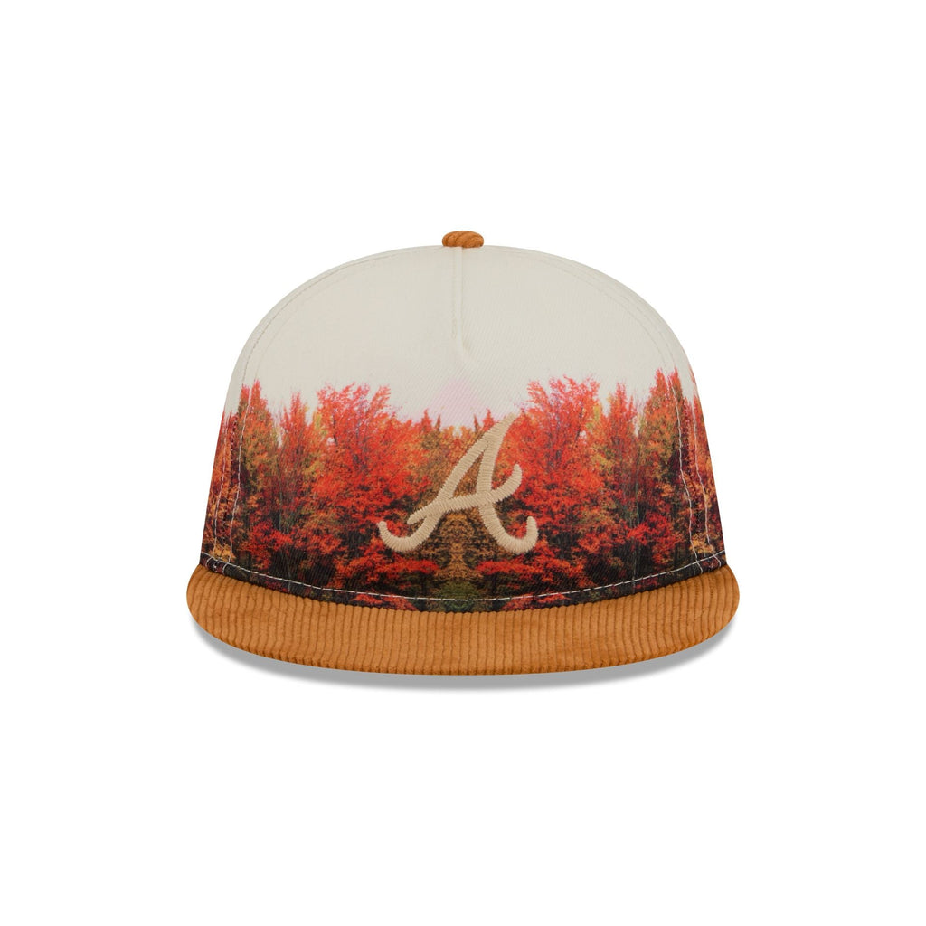 Atlanta Braves Fall Forest Retro Crown 9FIFTY Adjustable Hat