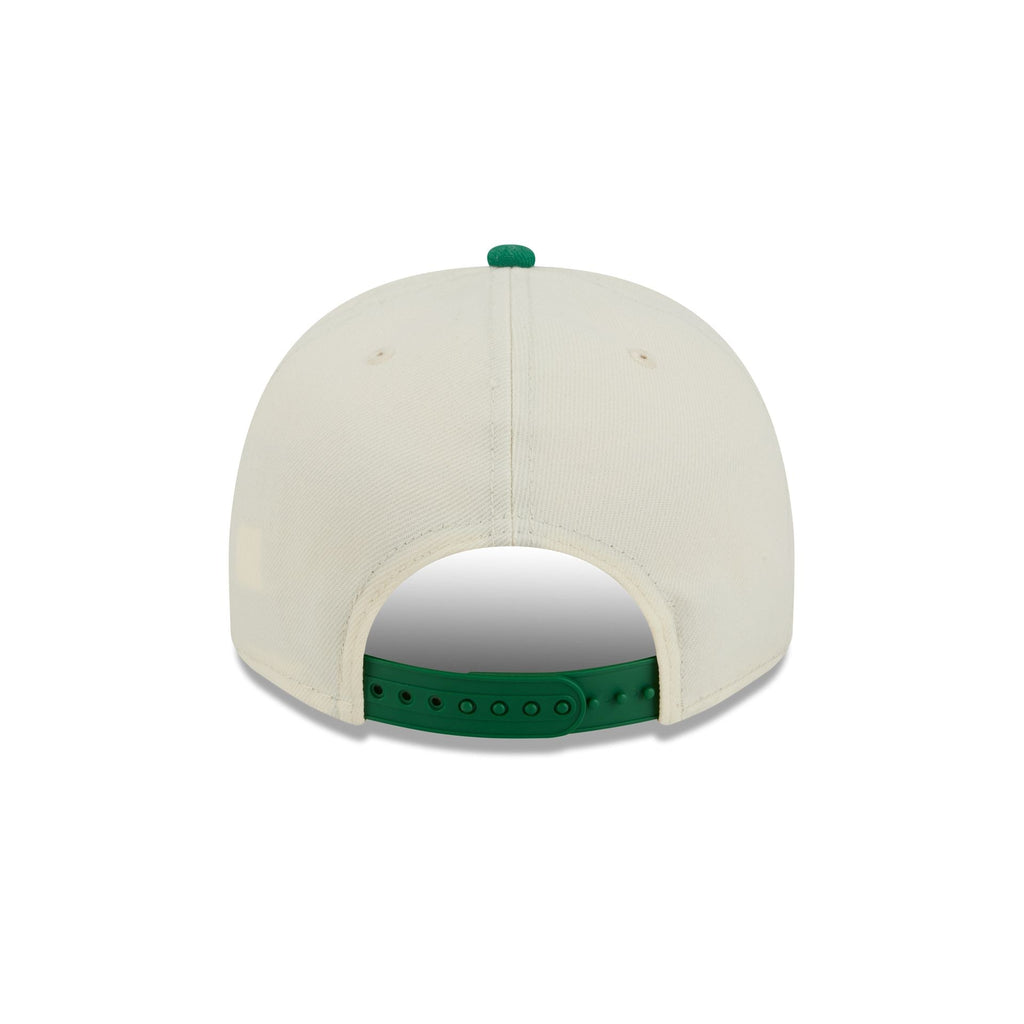 Boston Celtics 1968-1977 Hardwood Classics Chrome White 9FIFTY A-Frame Snapback Hat
