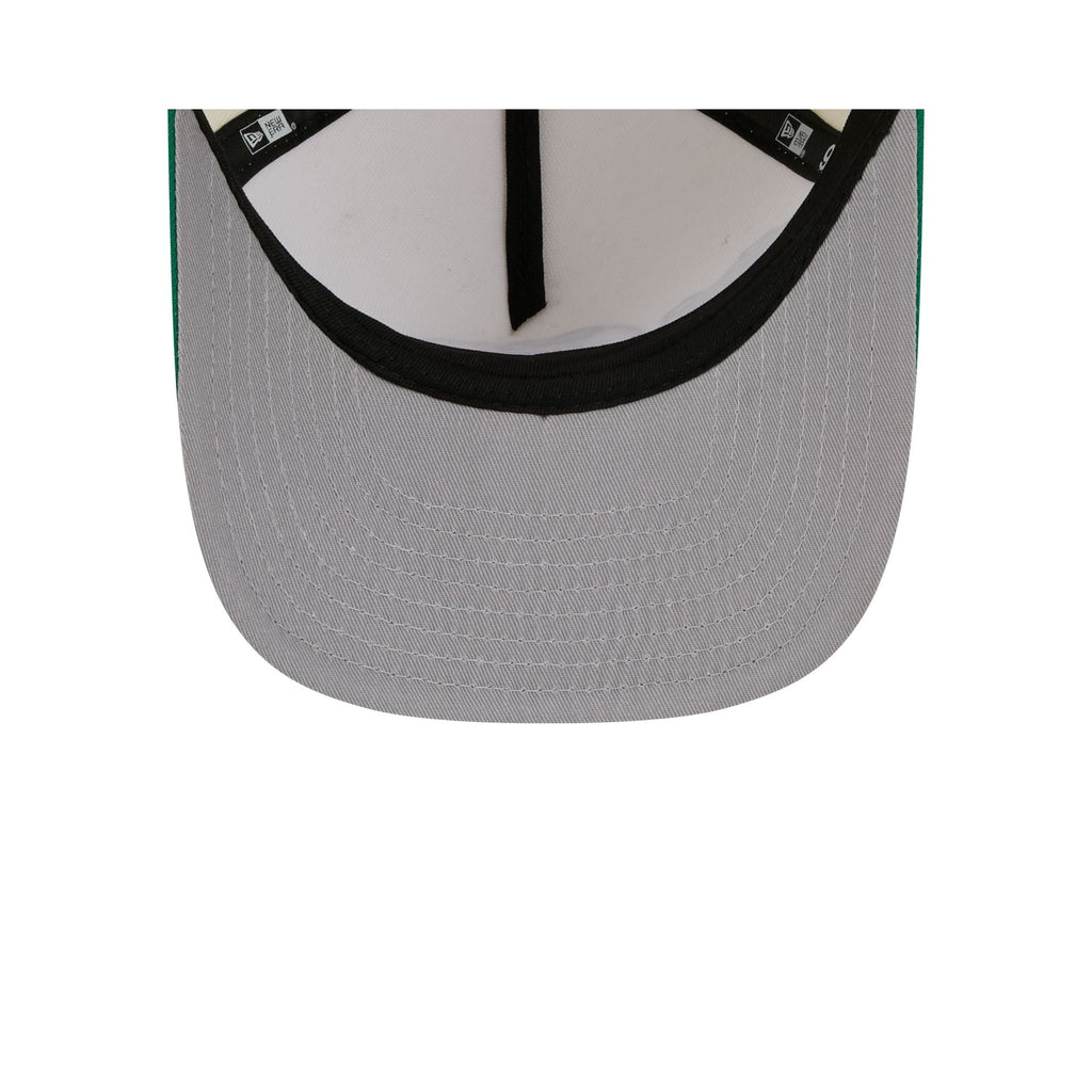 Boston Celtics 1968-1977 Hardwood Classics Chrome White 9FIFTY A-Frame Snapback Hat